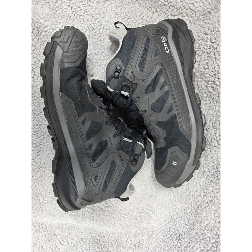 Oboz Katabatic Mid B-Dry Men's 13 Waterproof Hiking Athletic Boots Shoes Grey - Picture 11 of 16